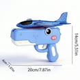 thumbnail image 6 of Dinosaur Foam Airplane Launcher, Kids Flying Glider, Bubble Plane Catapult Toy, Outdoor Toys for Kids, Easter Gifts for Boys Girls, Birthday Gifts for 4-8 Year Old Boys Girls Green, 6 of 7