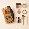 thumbnail image 5 of LOWLHOME Halloween Zipper Cosmetic Bag, Multi Patterns Spooky Makeup Pouch, Reusable Canvas Travel Storage Bag For Makeup Toiletries Small Accessories, 9.8*6.7 in, 1 Pack, 5 of 6