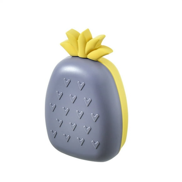 Jabón de plástico con tapa, con forma de piña, filtro de agua, jabón de viaje.