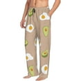 thumbnail image 2 of Balery Men'S Egg And Avocado Pants,Sleepwear Pants,Pajama Pants,Pj Bottoms Drawstring And Pockets-Small, 2 of 9