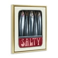 thumbnail image 4 of Stupell Industries Salty Sardines Can Food & Beverage Painting Gold Floater Framed Art Print Wall Art, 17 x 21, 4 of 10