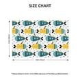 thumbnail image 2 of Placemats Set of 4 / 6, Funny Boats Placemats for Dining Table Indoor/Outdoors Heat Resistant Washable Placemats 18" x 12", 2 of 8