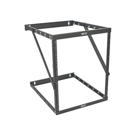 UPC: 0037332187420 | Tripp Lite SRWO8U22DP Expandable Low-Profile UPS-Depth Wall-Mount 2-Post Open-Frame Rack