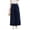 Navy, variant on High Waisted Pants for Women Plus Size Elastic Waist Wide Leg Trousers Loose Solid Pants Summer Casual Outfits with Pockets