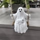 thumbnail image 4 of Lindo Adorno Perro Fantasma Estatua Que Camina Hecha A Mano Resina para El, 4 of 9
