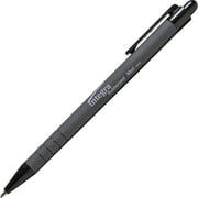 Angle View: Integra, ITA30031, Rubber Barrel Retractable Ballpoint Pens, 12 / Dozen
