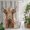 Chestnut Brown, Caramel, Driftwood, Cream, variant on Farmhouse Yaks Shower Curtain - Water Repellent Fabric Shower Curtains Washable, Country Vintage Wooden Grain Decorative Polyester Cloth Bathroom Curtains Modern Bath Decor 72"x84"