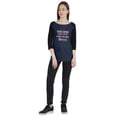 thumbnail image 4 of Inkmeso Raglan Tshirt Sarcasm Dear Karma I Have A List Of People You Have Missed. Graphic Top For Women, 4 of 7