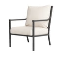 thumbnail image 4 of My Texas House Cambria 4-Piece Outdoor Patio Conversation Set, Black/Cream, 4 of 9