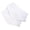 White, variant on Women's Moisturizing Gel Heel Socks To Soften Cracked Feet Breathable Mesh Design Toeless Socks For Day And Night Use