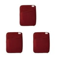 thumbnail image 2 of QualitChoice Tablet Sleeve Bag Laptop Pouch Soft Computer Handbag Notebook Keyboard Storage for Zipper Closure Mouse Organizer Business Wine red 11inch 3PCS, 2 of 6