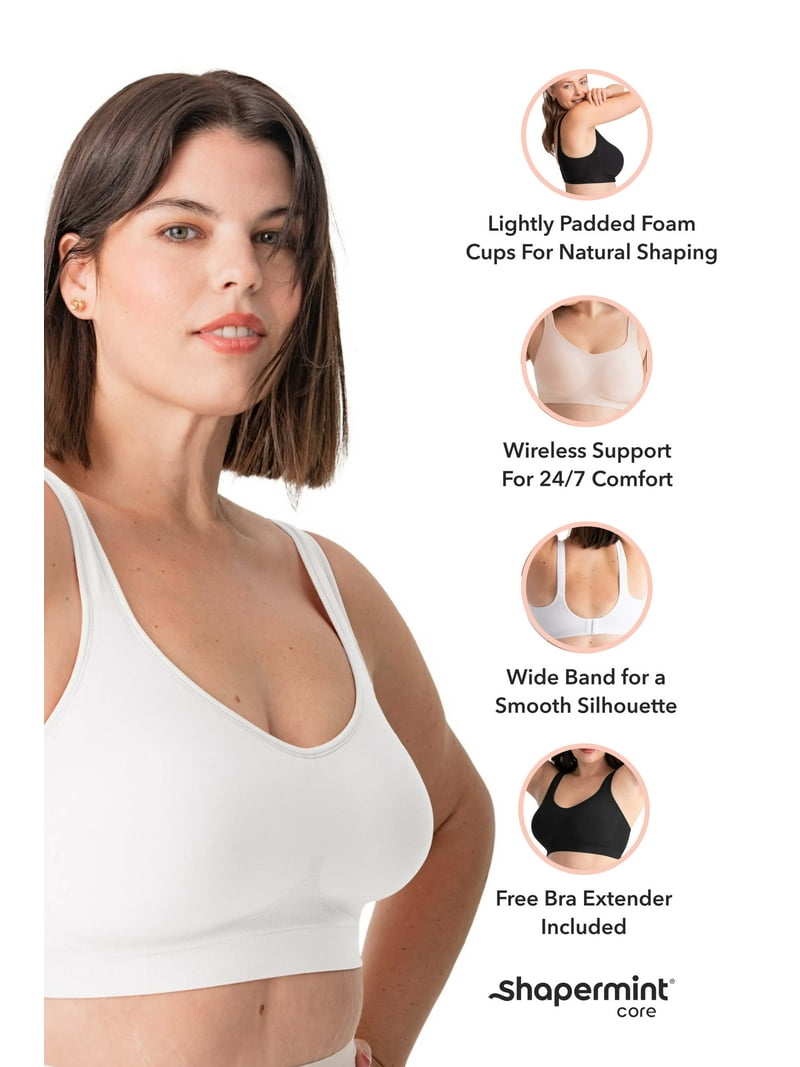Shapermint Core Wireless Shaper Bra for Women – Comfortable