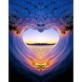 thumbnail image 1 of Diamond Painting (DE2003) 5D DIY Rhinestone Heart Shaped Waves Square Kit 50x70cm FLhrweasw Nuevo, 1 of 1