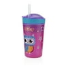 Nuby 1pk Snack N' Sip 2 in 1 Snack and Drink Cup, Pink