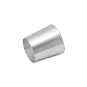 Vibrant 2in O.D. Universal Aluminum Tubing (18in long Straight Pipe) - Polished