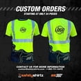 thumbnail image 6 of SafetyShirtz Men's SS360 Topo - Class 2 - Type-R - UPF 40 - Reflective Safety Shirt, Yellow - Medium, 6 of 6