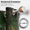 thumbnail image 2 of Outdoor Curtains for Patio Waterproof, Coastal Beach Outdoor Privacy Panels Grommet, Summer Ocean Sea Modern Palm Coconut Tree Blackout Outside Curtains for Porch/Cabana 54"x95", 1 Panel, 2 of 8
