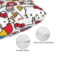 thumbnail image 3 of Lsque Sanrio Pattern Bedding Waterproof Pillow Protector Zippered Queen – Bed Bug Proof Pillow Encasement-16"x24", 3 of 6