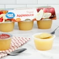 thumbnail image 3 of (3 pack) Great Value Original Applesauce, 4 oz, 6 Count, 3 of 8