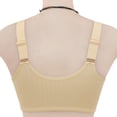 thumbnail image 3 of Gibobby Brasier Push Up Mujer Talla Sexy Sujetador para mujer Ajustable con aros Botón Correa Hombro delantero Copa moldeadora grande Íntimos(Beige,44), 3 of 5