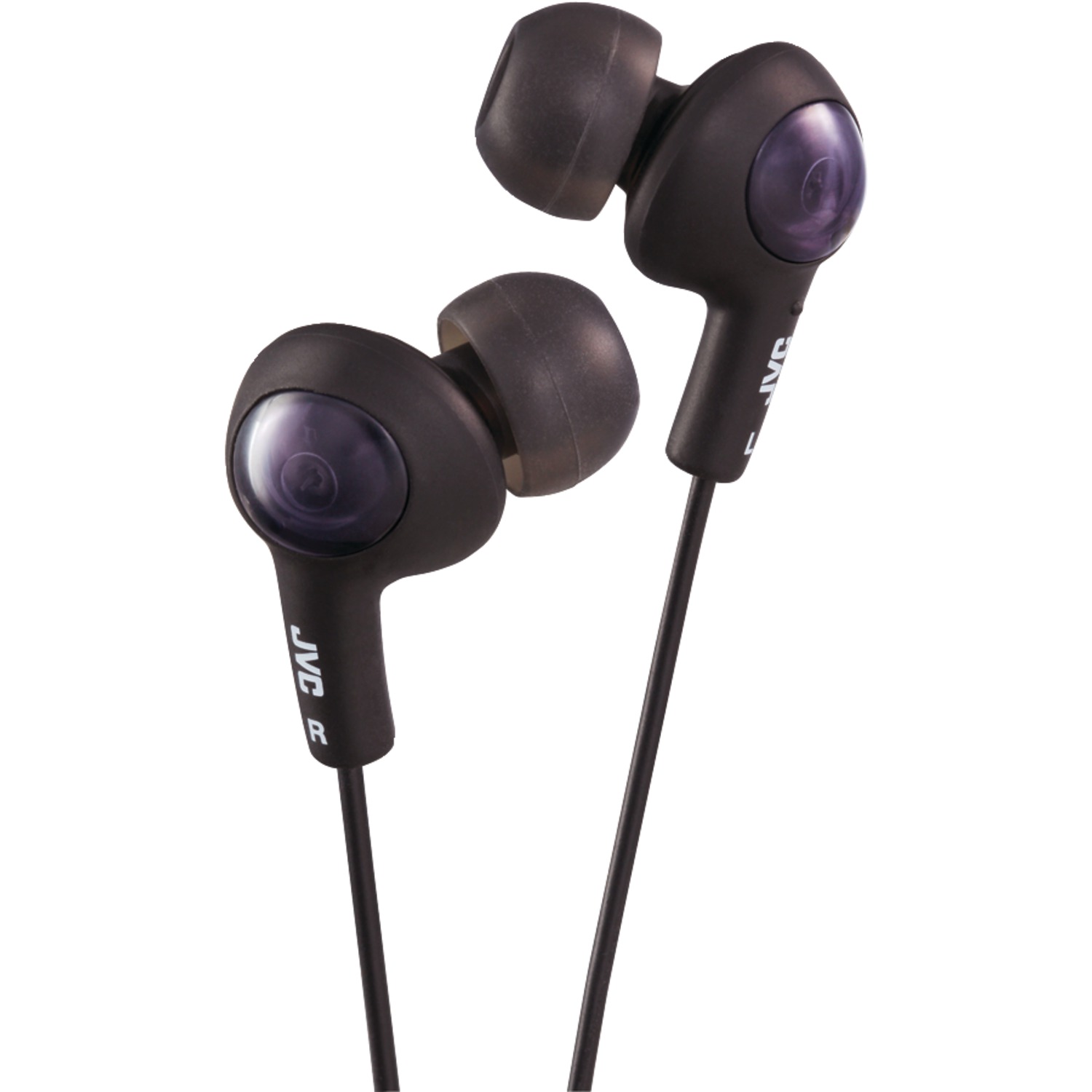 JVC HAFX5B Gumy Plus Inner-Ear Earbuds (Black) - image 2 of 2