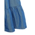 thumbnail image 2 of Wonder Nation Girls’ Denim Tiered Halter Dress, Sizes 4-18 & Plus, 2 of 3