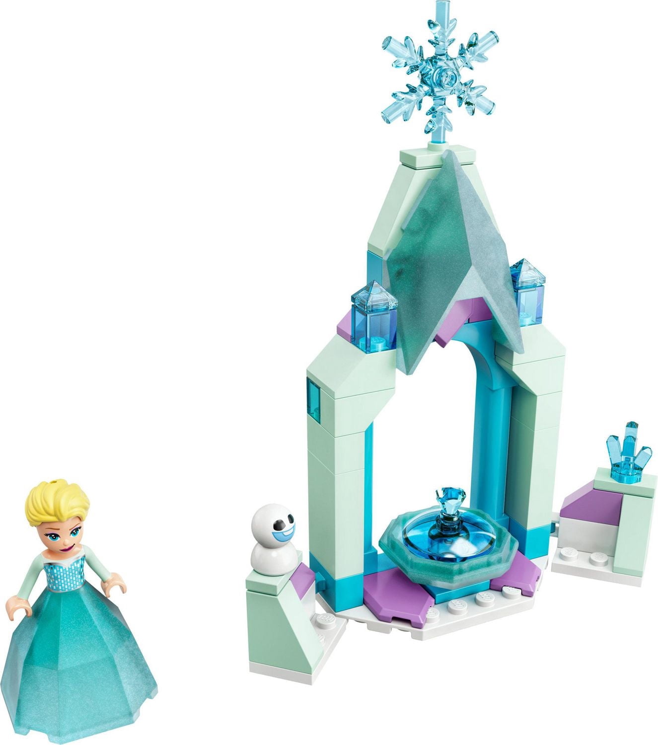 LEGO Disney La cour du château d’Elsa 43199 Ensemble de construction (53 pièces)