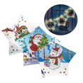 thumbnail image 1 of Cadena de Navidad Luces de estrella Pintura de diamante Decoración para hogar Cortina Patio Comedor Habitación de niños Dormitorio Luz de noche Artes - 1 Estilo 1, 1 of 8