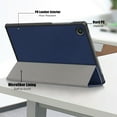 thumbnail image 5 of Epicgadget 10.5" Lightweight Magnetic Trifold Tablet Case, Navy Blue, 5 of 5