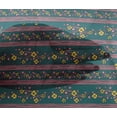 thumbnail image 4 of oneOone Viscose Chiffon Fabric Stripe|Leaves & Floral Block Printed Craft Fabric BTY 42 Inch Wide, 4 of 4