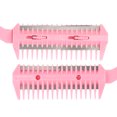 thumbnail image 5 of Unique Bargains 6 Pcs Split Ends Dual Edge Razor Comb Hair Trimmer for Hair Cutting for Women and Men Hair Thinning Comb Pink, 5 of 7