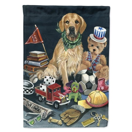 Golden Retriever Toys Garden Flag