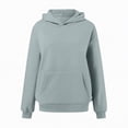 thumbnail image 4 of Towmus Oversized Hoodies for Women Fall Fleece Hooded Sweatshirts Pullover Womens Tops with Pocket, 4 of 5