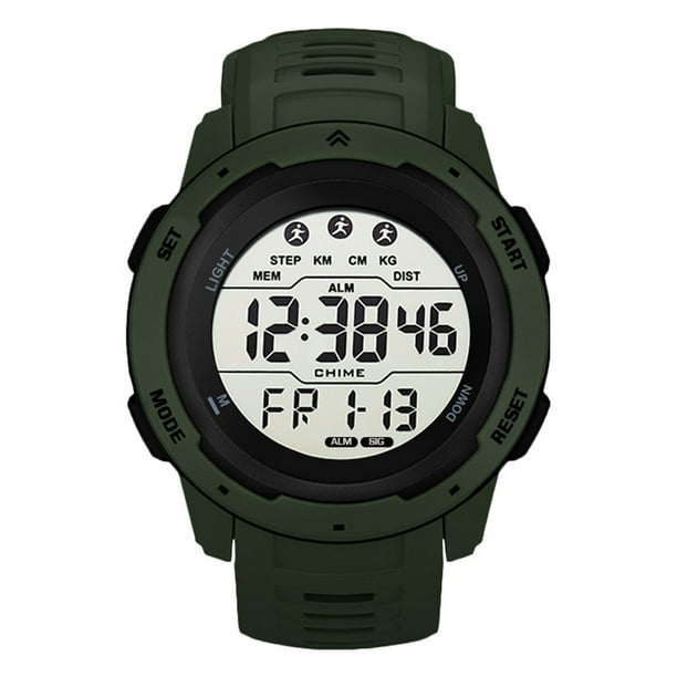 Alarm chrono sales watch instructions walmart