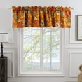 thumbnail image 3 of Global Trends Amanda Contemporary Floral Print Window Valance, Spice, 84 W x 19 L inches, 3 of 6
