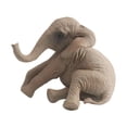 thumbnail image 3 of Figura de elefante, animales, figuras, recuerdo de fiesta, manualidades, adorno de escritorio realista 4145, 3 of 9