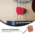 thumbnail image 3 of RENACLIPY Sturdy Brown Guitar Pick Holder Case for Guitar Ukulele Plectrum Storage and Organization, 3 of 8