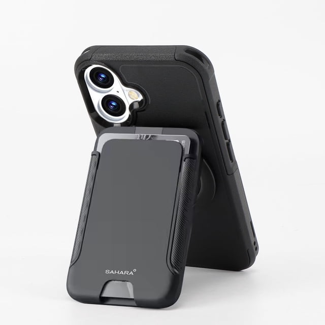 Funda para iPhone 16 ZERODAMAGE SAHARA CASE Raider con Cartera