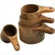 thumbnail image 1 of Juego de 4 Tazas Medidoras de Madera, Apilables, con , para Cocina y ReposteríA, 4 TamañOs, 1 of 6