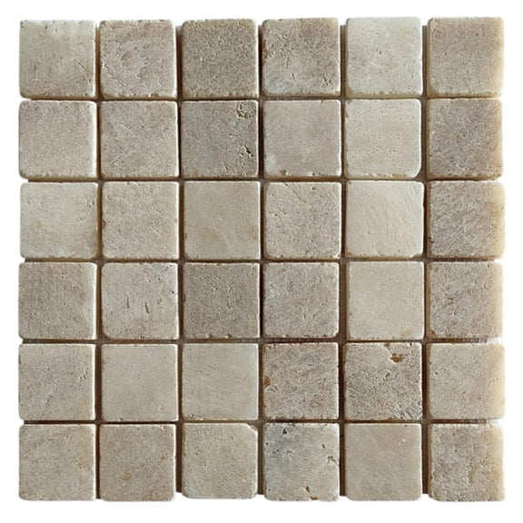 CNK Tile Mix Quartz Square 2x2 Marble Mosaic Tile