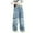 Blue-4, variant on WMQPNNS Girls Denim Pants Wide Leg Jeans with Pockets, Jeans for Girls Size 10 Elastic Waist Cute Heart Print Baggy Denim Pants Girls Clothing(Size 11-12 Years, Blue-4)