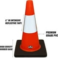 thumbnail image 2 of 18" Traffic Cones, One Reflective Collar - Orange / 24, 2 of 3