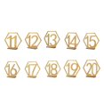thumbnail image 1 of 10Pcs Wedding Birthday Party Decoration Wooden Table Number Freestanding Dining Hall Custom Antique Cards Welcome Signs, 1 of 11