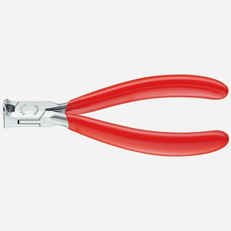 UPC: 0843221012892 | Knipex Electronics End Cutting Nippers w/ Bevel – Plastic Grip
