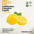 Gallbladder Complete Natural Organic Liquid Gallstones Cleanse, Support, & Sludge Formula