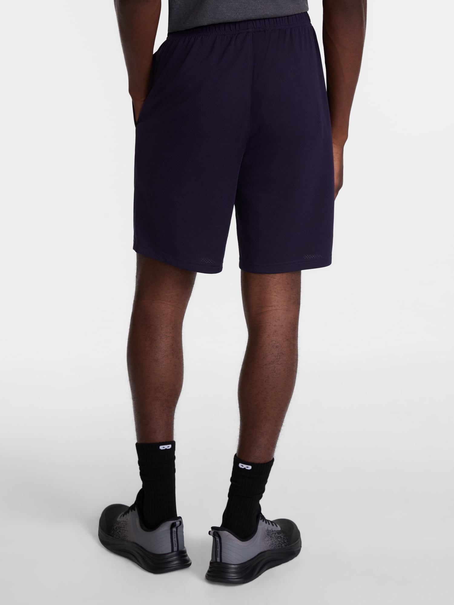Athletic Works Men's and Big Men's Active Mesh Shorts, 9" Inseam, Sizes XS-5XB