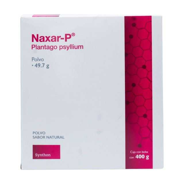 Naxar P Sabor Natural 400 g | Plantago Psyllium | Fibra de Origen Natural | Suplemento Alimenticio