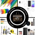 thumbnail image 4 of Cauagu Casino Cards Pattern Canvas Tote File Bag, Zipper Tote Bag Business Briefcase Document Bag with Handle A4 File Organizer Laptop Bag for Travel and Work, 4 of 8
