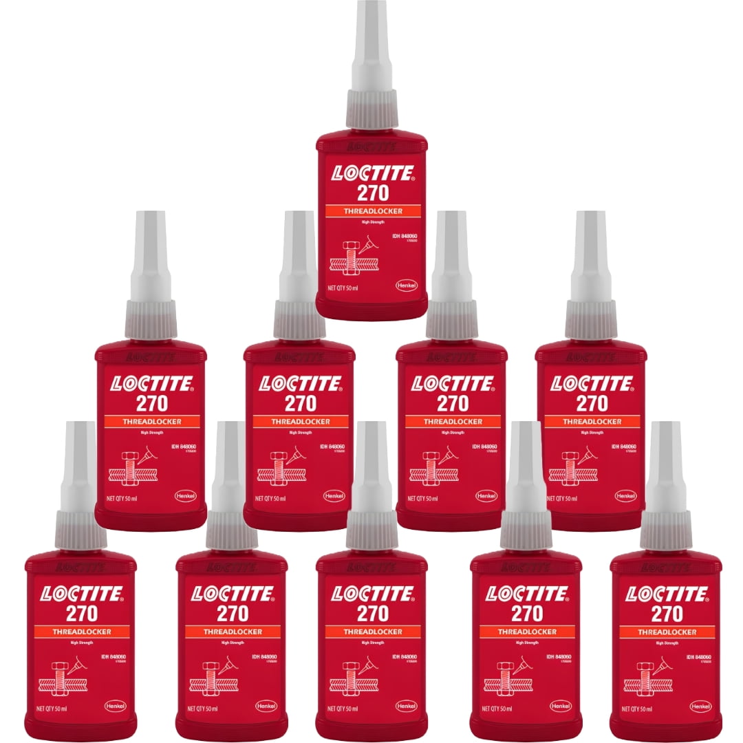 10x Loctite 270 High Strength All Metal Threadlocker 50ml 2024 Expiry