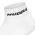 thumbnail image 3 of HUDDLE Calcetines Quarter Unisex, pack de 6 – Basic, logo, Quarter, calcetines deportivos, color liso Blanco 35-38, 3 of 3